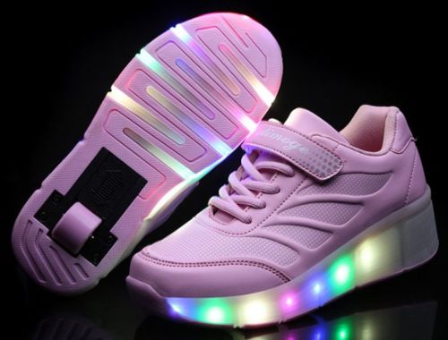 LED Wheelies with one wheel | Pink | LED Light Up Store