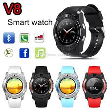 V8 Smart Watch Support Sim Card + Bluetooth + with Camera – LED Light Up  Store